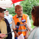 25.5.2016 Kielce. Interwencja Radia Kielce i TVP3 przy ul. Szkolnej. Mieszkańcy narzekają na uciążliwy remont. / Wojciech Habdas / Radio Kielce