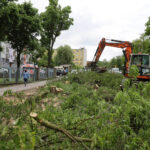 25.5.2016 Kielce. Interwencja Radia Kielce i TVP3 przy ul. Szkolnej. Mieszkańcy narzekają na uciążliwy remont. / Wojciech Habdas / Radio Kielce
