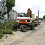 25.5.2016 Kielce. Interwencja Radia Kielce i TVP3 przy ul. Szkolnej. Mieszkańcy narzekają na uciążliwy remont. / Wojciech Habdas / Radio Kielce