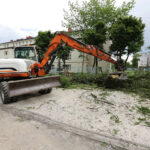 25.5.2016 Kielce. Interwencja Radia Kielce i TVP3 przy ul. Szkolnej. Mieszkańcy narzekają na uciążliwy remont. / Wojciech Habdas / Radio Kielce