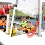 29.05.2016 Dzień Dziecka w ośrodku sportów wodnych w Cedzynie zorganizowany przez Klub Morski Horn / Wojciech Habdas / Radio Kielce