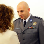 30.5.2016 Kielce. Nagroda „Koziołka” dla Komendanta Szkoły Policji w Katowicach insp. dr Rafał Kochańczyk, byłego Komendanta Wojewódzkiego Policji w świętokrzyskim / Wojciech Habdas / Radio Kielce