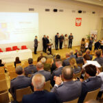 30.5.2016 Kielce. Powiatom, które przystąpiły do Programu „Bezpieczne Świętokrzyskie" i znacząco przyczyniły się do poprawy bezpieczeństwa publicznego wręczono "Koziołki". / Wojciech Habdas / Radio Kielce