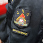 31.5.2016 Starachowice. Nad miastem przeszła ulewa. Strażacy wypompowywali wodę z zalanych piwnic i posesji. / Wojciech Habdas / Radio Kielce