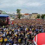 31.5.2016 Kielce. Wielka feta Vive Tauronu na kieleckim Rynku / Wojciech Habdas / Radio Kielce