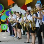 Uroczystość wręczenia Flagi Honorowej i festyn w Parku Miejskim (25 czerwca 2016 r) / Wojciech Habdas / Radio Kielce