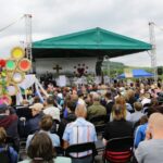 Odsłonięcie pomnika Jana Pawła II w Masłowie (3 czerwca 2016 r.) / Wojciech Habdas / Radio Kielce