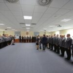 Wprowadzenie nowego komendanta świętokrzyskiej policji inspektora Dariusza Augustyniaka (10 czerwca 2016 r) / Wojciech Habdas / Radio Kielce