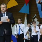 Uroczystość wręczenia Flagi Honorowej i festyn w Parku Miejskim (25 czerwca 2016 r) / Wojciech Habdas / Radio Kielce