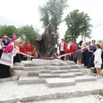 Odsłonięcie pomnika Jana Pawła II w Masłowie (3 czerwca 2016 r.) / Wojciech Habdas / Radio Kielce