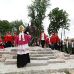 Odsłonięcie pomnika Jana Pawła II w Masłowie (3 czerwca 2016 r.) / Wojciech Habdas / Radio Kielce
