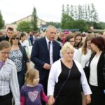 Odsłonięcie pomnika Jana Pawła II w Masłowie (3 czerwca 2016 r.) / Wojciech Habdas / Radio Kielce