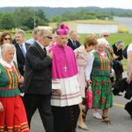 Odsłonięcie pomnika Jana Pawła II w Masłowie (3 czerwca 2016 r.) / Wojciech Habdas / Radio Kielce