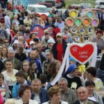 Odsłonięcie pomnika Jana Pawła II w Masłowie (3 czerwca 2016 r.) / Wojciech Habdas / Radio Kielce