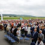 Odsłonięcie pomnika Jana Pawła II w Masłowie (3 czerwca 2016 r.) / Wojciech Habdas / Radio Kielce