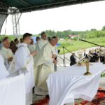 Odsłonięcie pomnika Jana Pawła II w Masłowie (3 czerwca 2016 r.) / Wojciech Habdas / Radio Kielce