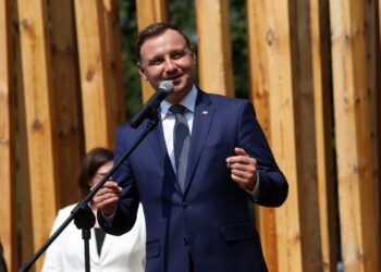 Andrzej Duda w Jędrzejowie. Spotkanie z mieszkańcami / Stanisław Blinstrub / Radio Kielce