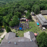 12.6.2016 Tokarnia. Jawor u źródeł kultury - zdjęcia wykonane za pomocą drona. / Wojciech Habdas / Radio Kielce