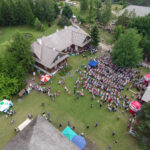 12.6.2016 Tokarnia. Jawor u źródeł kultury - zdjęcia wykonane za pomocą drona. / Wojciech Habdas / Radio Kielce