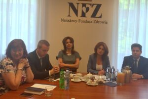 23.06.2016. Konferencja w NFZ / Iwona Murawska / Radio Kielce