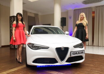 15.06.2016 Kielce. Nowa Alfa Romeo Giulia. / Robert Felczak / Radio Kielce