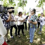 01.06.2016 Kielce. Interwencja Radia Kielce i TVP. Mieszkańcy ulicy Alabastrowej skarżą się na złą jakość nawierzchni. / Jarosław Kubalski / Radio Kielce