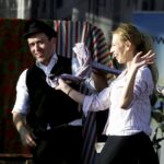 05.06.2016 Chęciny. Festiwal Kultury Żydowskiej. Kabaret Rafała Kmity. / Jarosław Kubalski / Radio Kielce