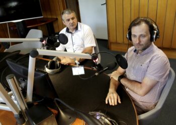 06.06.206 Kielce. Punkty Widzenia. Bogdan Latosiński i Piotr Hnidan / Jarosław Kubalski / Radio Kielce