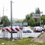 07.06.2016 Kielce. Wymiana sygnalizatorów na skrzyżowaniu ulic Jagiellońskiej i Grunwaldzkiej. / Jarosław Kubalski / Radio Kielce