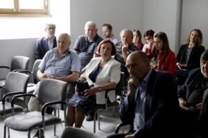 09.06.2016 Kielce. Konferencja w Institute of Design w sprawie budowy ławeczki Jerzego Kapuścińskiego / Jarosław Kubalski / Radio Kielce