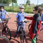 12.06.2016 Suków. Audycja Dzień Dobry Dzieci w miasteczku ruchu drogowego. / Jarosław Kubalski / Radio Kielce