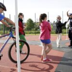 12.06.2016 Suków. Audycja Dzień Dobry Dzieci w miasteczku ruchu drogowego. / Jarosław Kubalski / Radio Kielce