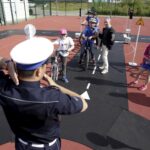 12.06.2016 Suków. Audycja Dzień Dobry Dzieci w miasteczku ruchu drogowego. / Jarosław Kubalski / Radio Kielce