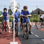 12.06.2016 Suków. Audycja Dzień Dobry Dzieci w miasteczku ruchu drogowego. / Jarosław Kubalski / Radio Kielce