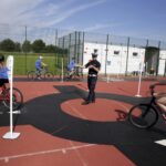 12.06.2016 Suków. Audycja Dzień Dobry Dzieci w miasteczku ruchu drogowego. / Jarosław Kubalski / Radio Kielce