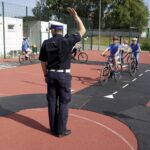 12.06.2016 Suków. Audycja Dzień Dobry Dzieci w miasteczku ruchu drogowego. / Jarosław Kubalski / Radio Kielce