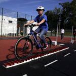 12.06.2016 Suków. Audycja Dzień Dobry Dzieci w miasteczku ruchu drogowego. / Jarosław Kubalski / Radio Kielce