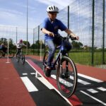 12.06.2016 Suków. Audycja Dzień Dobry Dzieci w miasteczku ruchu drogowego. / Jarosław Kubalski / Radio Kielce