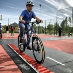 12.06.2016 Suków. Audycja Dzień Dobry Dzieci w miasteczku ruchu drogowego. / Jarosław Kubalski / Radio Kielce