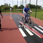 12.06.2016 Suków. Audycja Dzień Dobry Dzieci w miasteczku ruchu drogowego. / Jarosław Kubalski / Radio Kielce