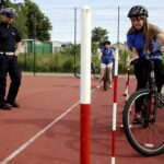 12.06.2016 Suków. Audycja Dzień Dobry Dzieci w miasteczku ruchu drogowego. / Jarosław Kubalski / Radio Kielce