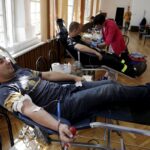 12.06.2016 Końskie. Piknik motocyklowy Moto Serce. Uczestnicy mogli oddać krew. / Jarosław Kubalski / Radio Kielce