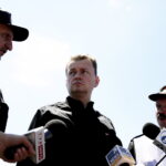 16.06.2016. Minister Mariusz Błaszczak odwiedził Borków. Przyglądał się ćwiczeniom strażackim / Jarosław Kubalski / Radio Kielce