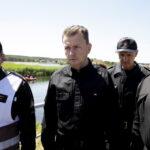 16.06.2016. Minister Mariusz Błaszczak odwiedził Borków. Przyglądał się ćwiczeniom strażackim / Jarosław Kubalski / Radio Kielce