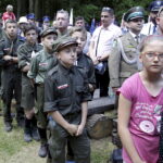18.06.2016. Wykus. Uroczystości upamiętniające dowódców Zgrupowań Partyzanckich Armii Krajowej, "Ponurego” i "Nurta” / Jarosław Kubalski / Radio Kielce