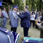 18.06.2016. Wykus. Uroczystości upamiętniające dowódców Zgrupowań Partyzanckich Armii Krajowej, "Ponurego” i "Nurta” / Jarosław Kubalski / Radio Kielce