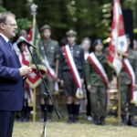 18.06.2016. Wykus. Uroczystości upamiętniające dowódców Zgrupowań Partyzanckich Armii Krajowej, "Ponurego” i "Nurta” / Jarosław Kubalski / Radio Kielce