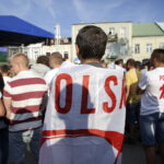 21.06.2016 Kielce. Kibice na Rynku podczas meczu Euro 2016 Polska - Ukraina. / Jarosław Kubalski / Radio Kielce