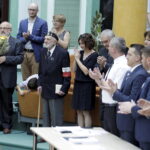 23.06.2016 Skarżysko-Kamienna. Ppłk Henryk Czech ps. "Śmigły" otrzymał tytuł Honorowego Obywatela Miasta Skarżyska-Kamiennej. / Jarosław Kubalski / Radio Kielce