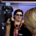 23.06.2016 Kielce. Konferencja na temat programu 500 Plus. Wiceminister rodziny, pracy i polityki społecznej Elżbieta Bojanowska. / Jarosław Kubalski / Radio Kielce